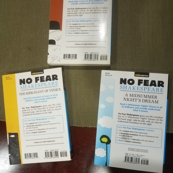 SHAKESPEARE sparks notes books - Picture 2 of 2